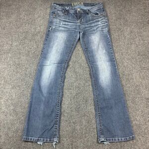 Truce Womens Bootcut Jeans Medium Wash Blue Denim Stretch Size 11/12 RN 120246